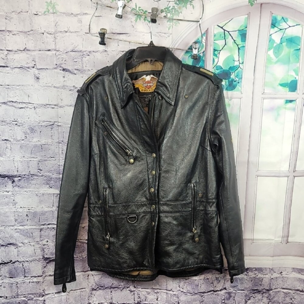 Harley Davidson Leather Jacket Large